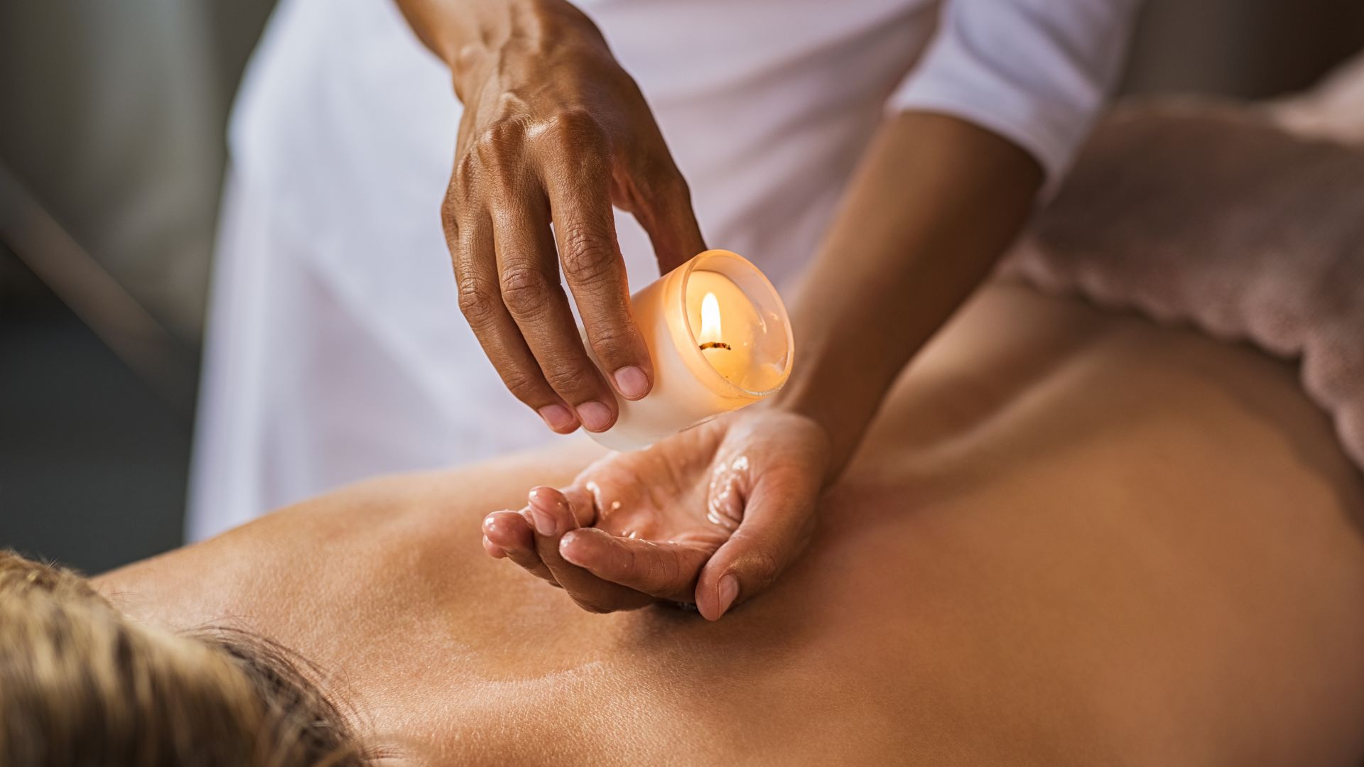 massaggio viso e corpo candela